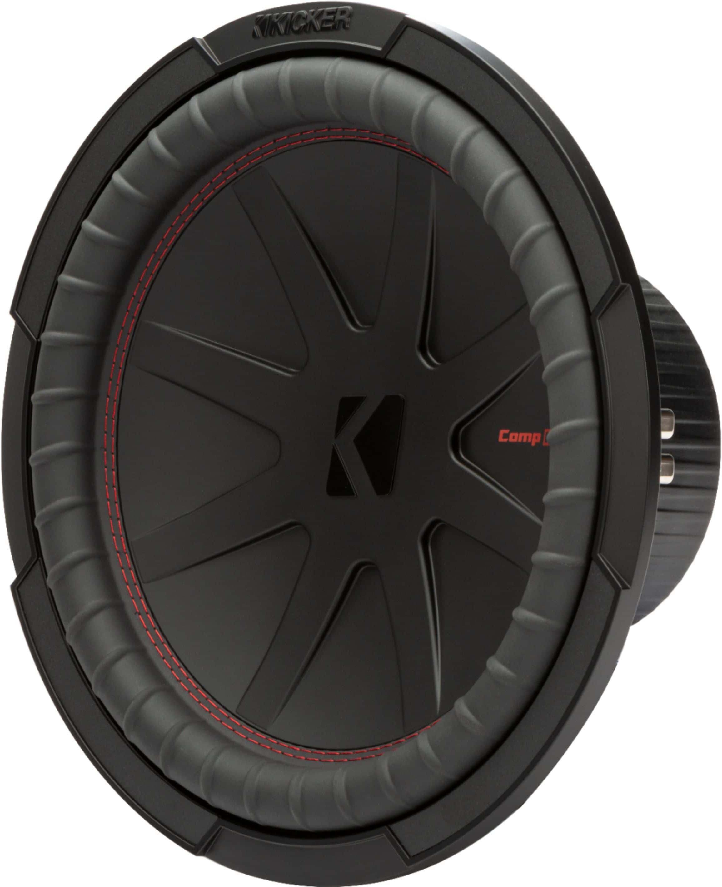Alt View 11. KICKER - CompR 12" Dual-Voice-Coil 2-Ohm Subwoofer - Black.