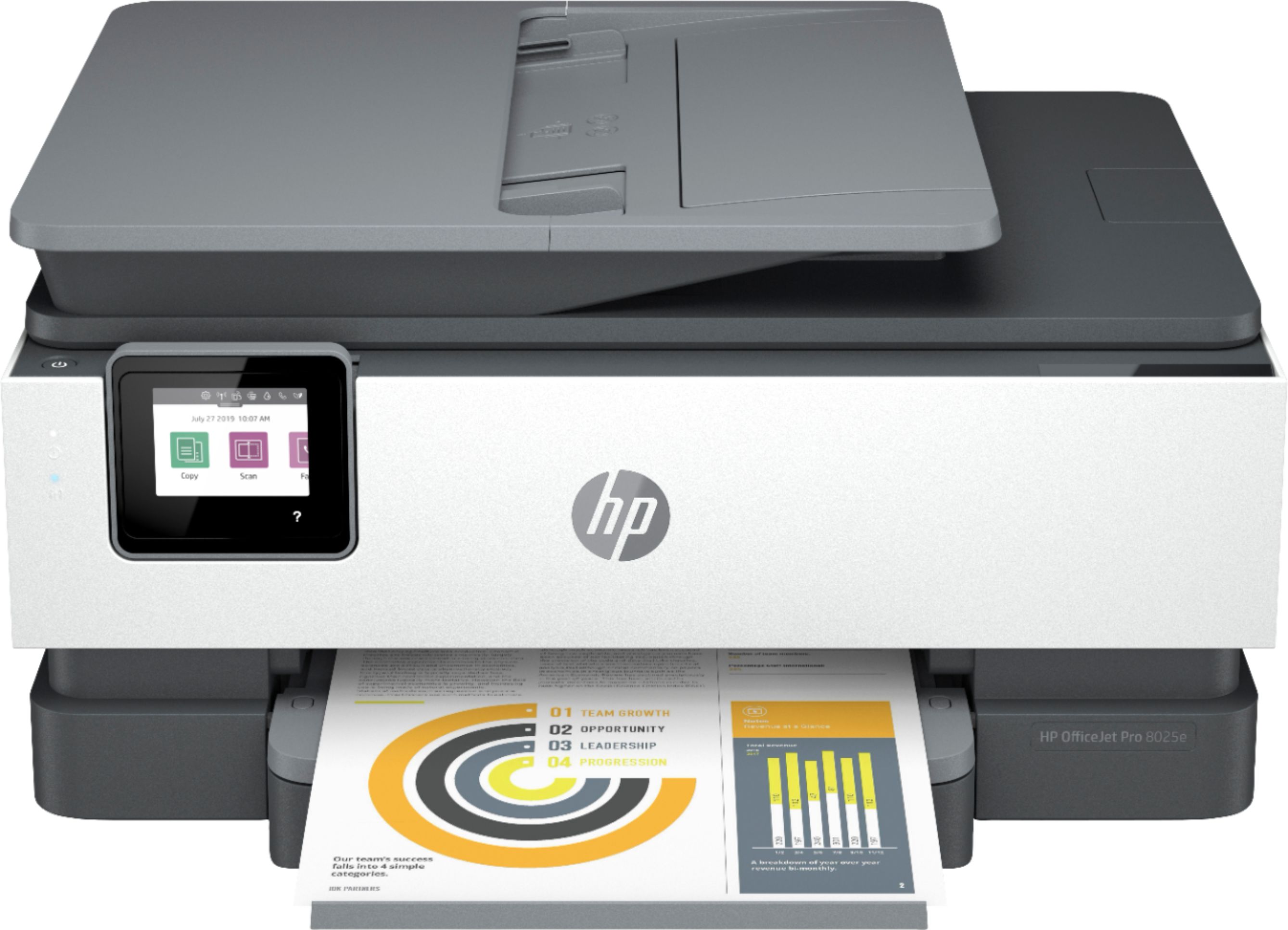 operatør Alligevel skylle HP OfficeJet Pro 8025e Wireless All-In-One Inkjet Printer with 6 months of  Instant Ink Included with HP+ White OJP 8025e - Best Buy