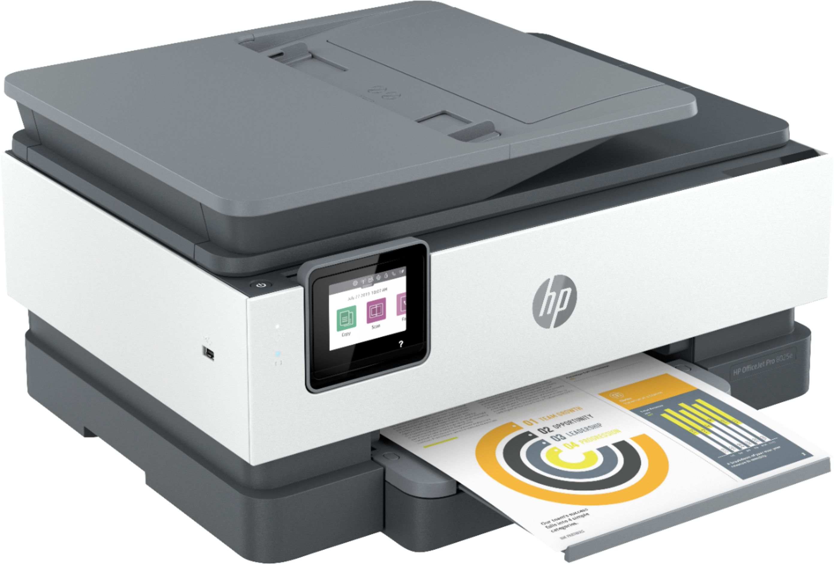 HP OfficeJet Pro 8025e Wireless AllInOne Inkjet Printer with 6 months