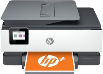 HP - OfficeJet Pro 8025e Wireless All-In-One Inkjet Printer with 6 months of Instant Ink Included with HP+ - White - Front_Zoom