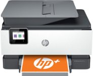Front Zoom. HP - OfficeJet Pro 9015e Wireless All-In-One Inkjet Printer with 6 months of Instant Ink Included with HP+ - White.