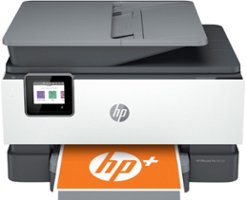 HP - OfficeJet Pro 9015e Wireless All-In-One Inkjet Printer with 6 months of Instant Ink Included with HP+ - White - Front_Zoom