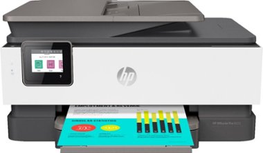 HP - OfficeJet Pro 8035e Wireless All-In-One Inkjet Printer with up to 12 months of Instant Ink Included with HP+ - Basalt - Front_Zoom