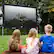 Alt View 12. Devos Outdoor - OEG Screens 120" Outdoor Projector Screen - Silver.