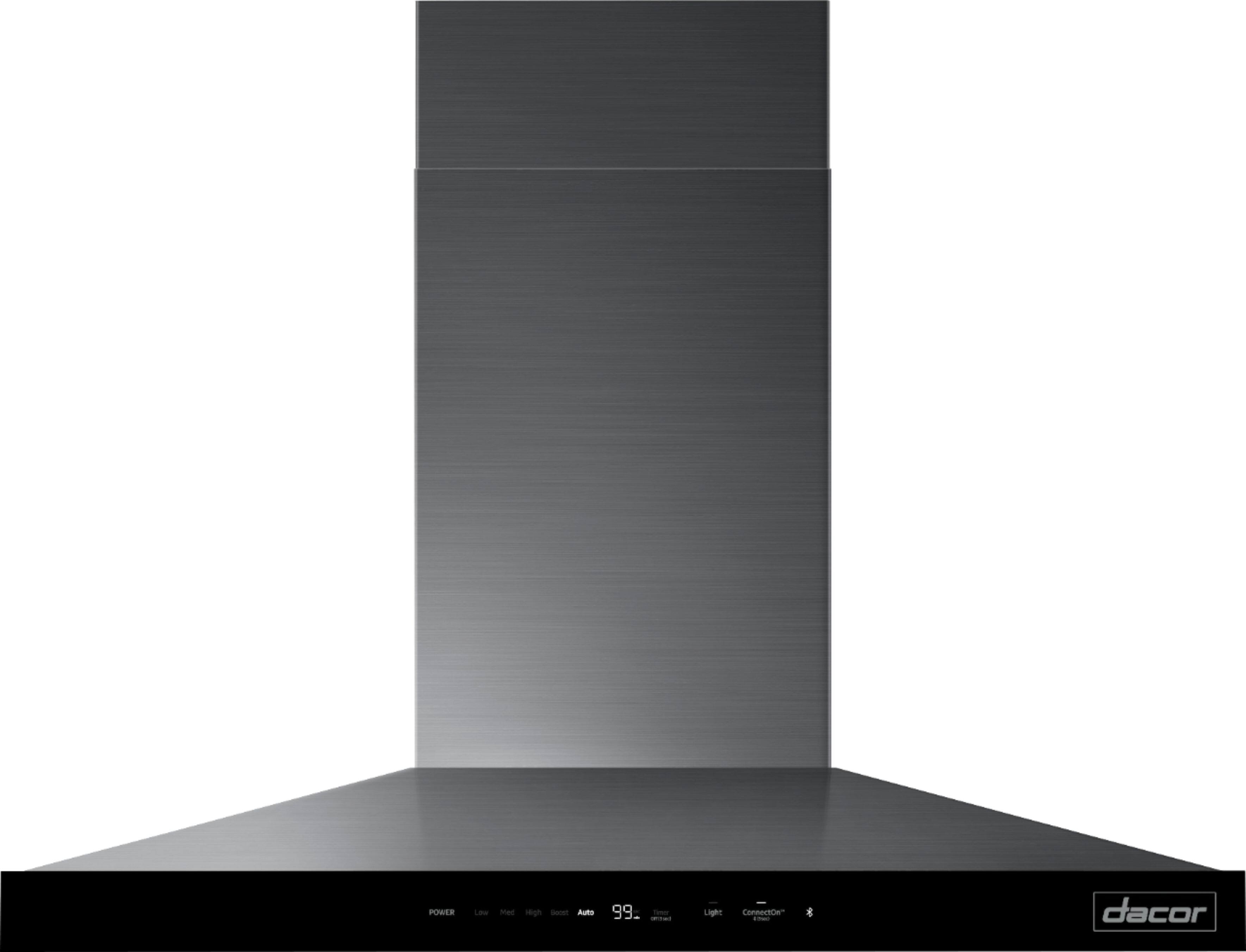 Best Buy Dacor 36 Convertible Chimney Wall Hood Graphite Stainless Steel Dhd36m700wm