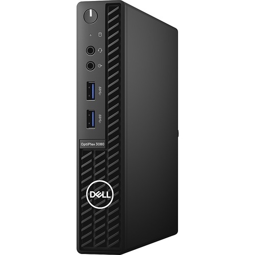 Dell - OptiPlex 3000 Desktop - Intel i3-10100T - 8 GB Memory - 128 GB SSD - Black