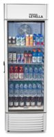 Premium Levella - 15.5 cu. ft. 1-Door Commercial Merchandiser Refrigerator Glass-Door Beverage Display Cooler - Silver - Front_Zoom