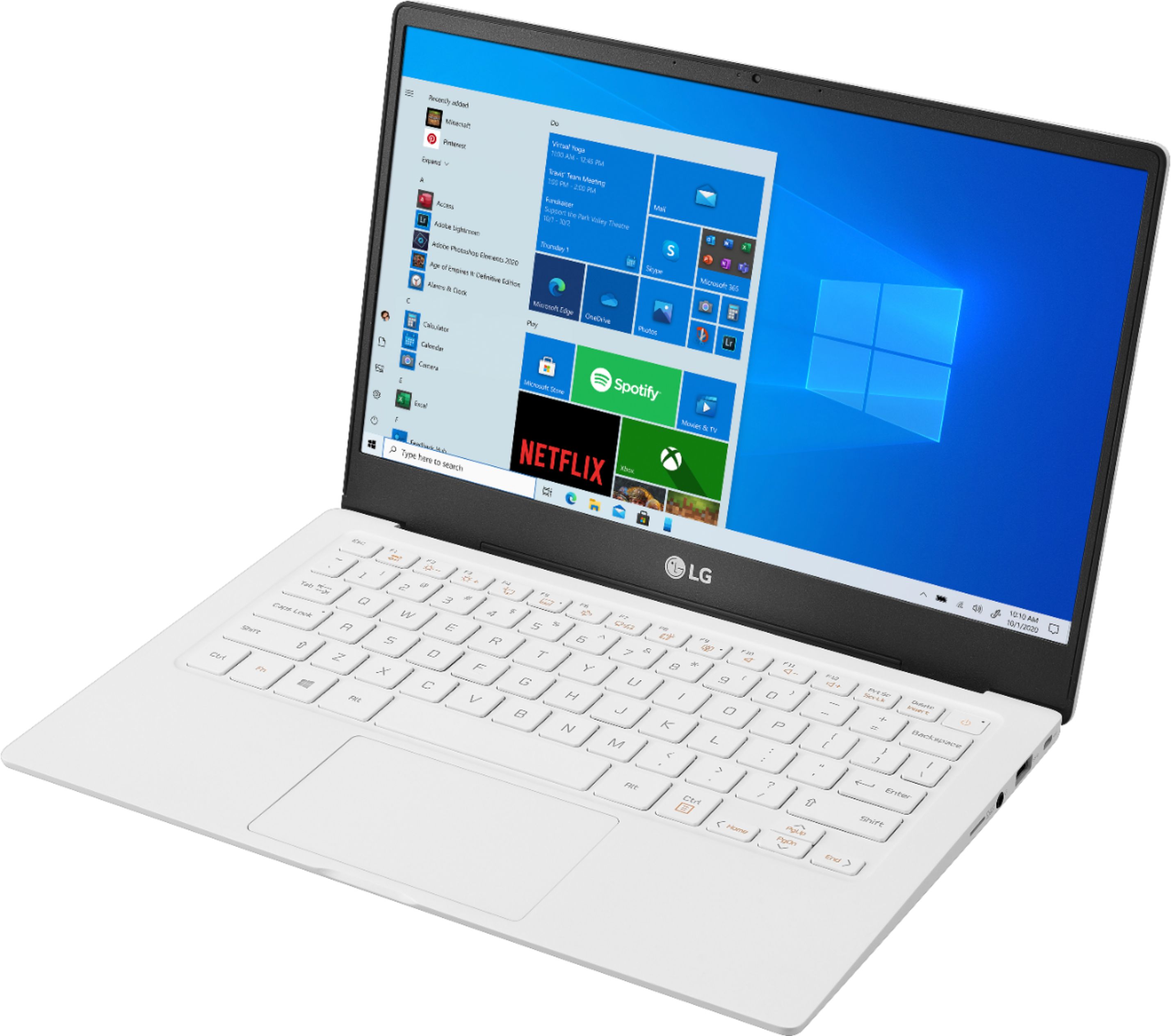 Zo snel als een flits Samenwerking duidelijkheid Best Buy: LG Ultra PC 13” Full HD Laptop – Ryzen 5 – 8GB RAM – 256GB NVMe  Solid State Drive White 13U70P-G.ARW5U1