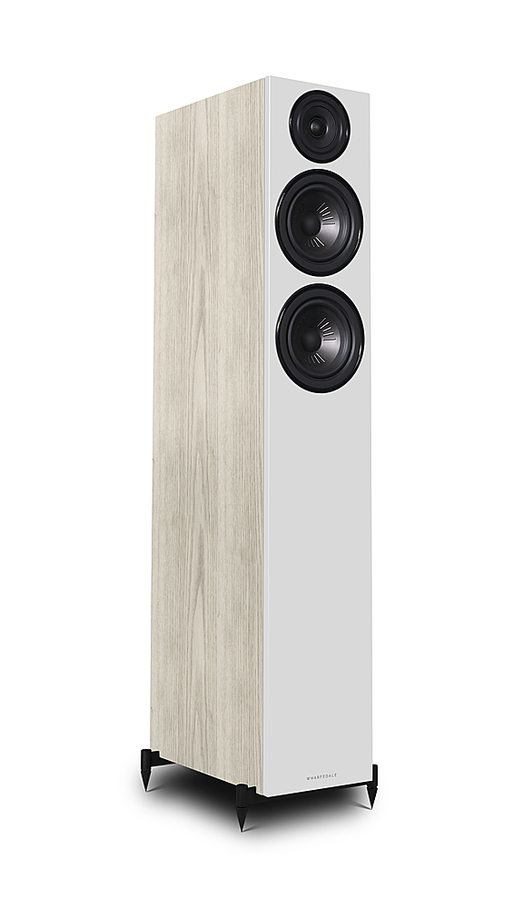 Left View: Wharfedale - Diamond 12.4 Floorstanding Speakers (Pair) - Light Oak