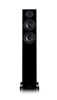 Wharfedale - Diamond 12.4 Floorstanding Speakers (Pair) - Black Oak - Front_Zoom