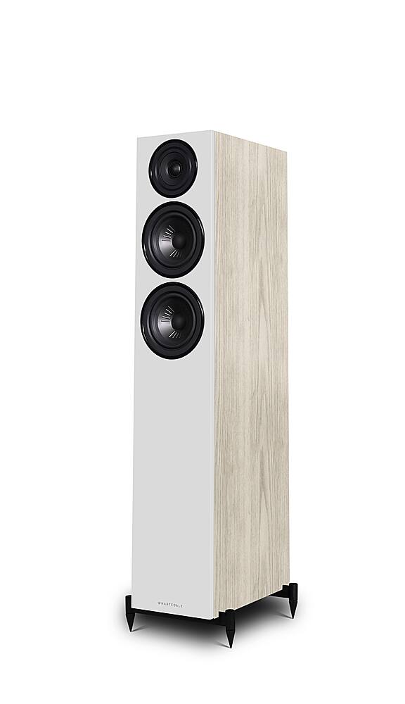 Angle View: Wharfedale - Diamond 12.3 Floorstanding Speakers (Pair) - Light Oak