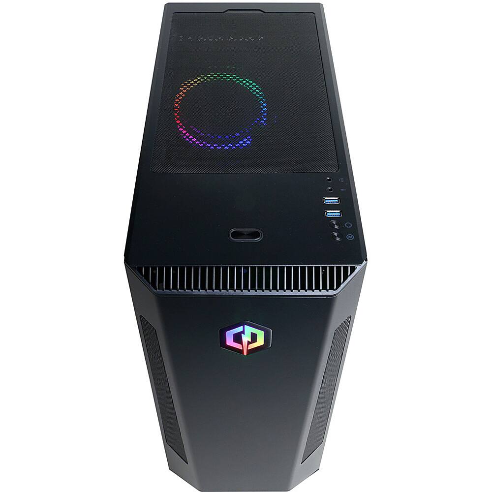 Back View: CyberPowerPC Gamer Supreme Liquid Cool Gaming Desktop AMD Ryzen 9 5950X 32GB RAM AMD Radeon RX 6800 XT 1TB HDD 1TB SSD