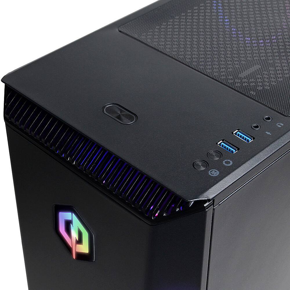 Angle View: CyberPowerPC Gamer Supreme Liquid Cool Gaming Desktop AMD Ryzen 9 5950X 32GB RAM AMD Radeon RX 6800 XT 1TB HDD 1TB SSD