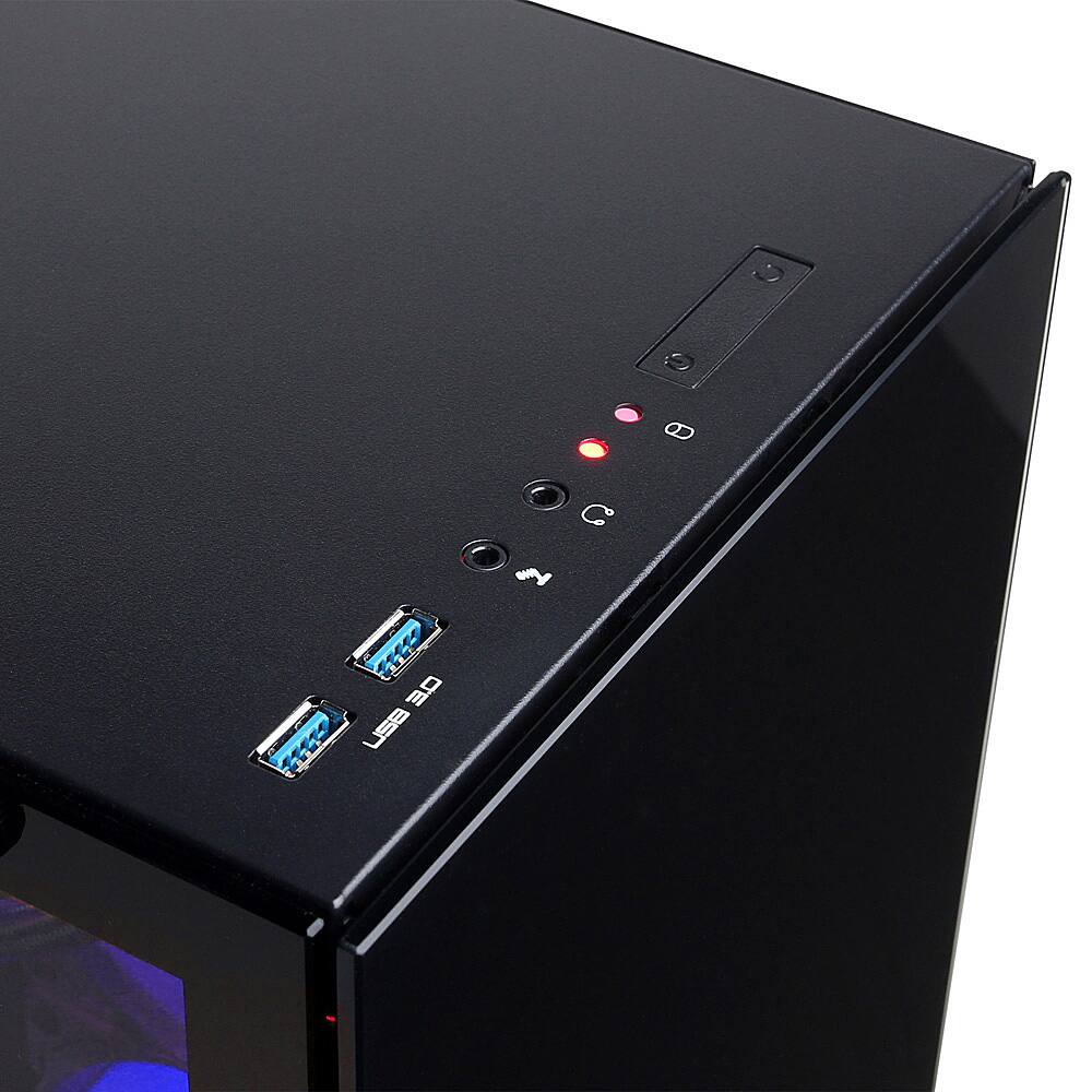 Angle View: CyberPowerPC Gamer Supreme Gaming Desktop Intel Core i7-10700K 16GB RAM NVIDIA GeForce RTX 3080 2TB HDD 500GB SSD
