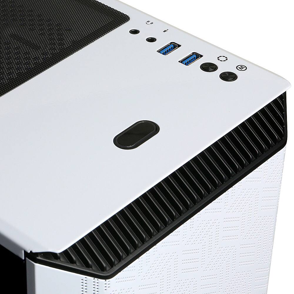 Angle View: CyberPowerPC Gamer Supreme Liquid Cool Gaming Desktop AMD Ryzen 9 5900X 16GB RAM AMD Radeon RX 6800 XT 1TB HDD 1TB SSD