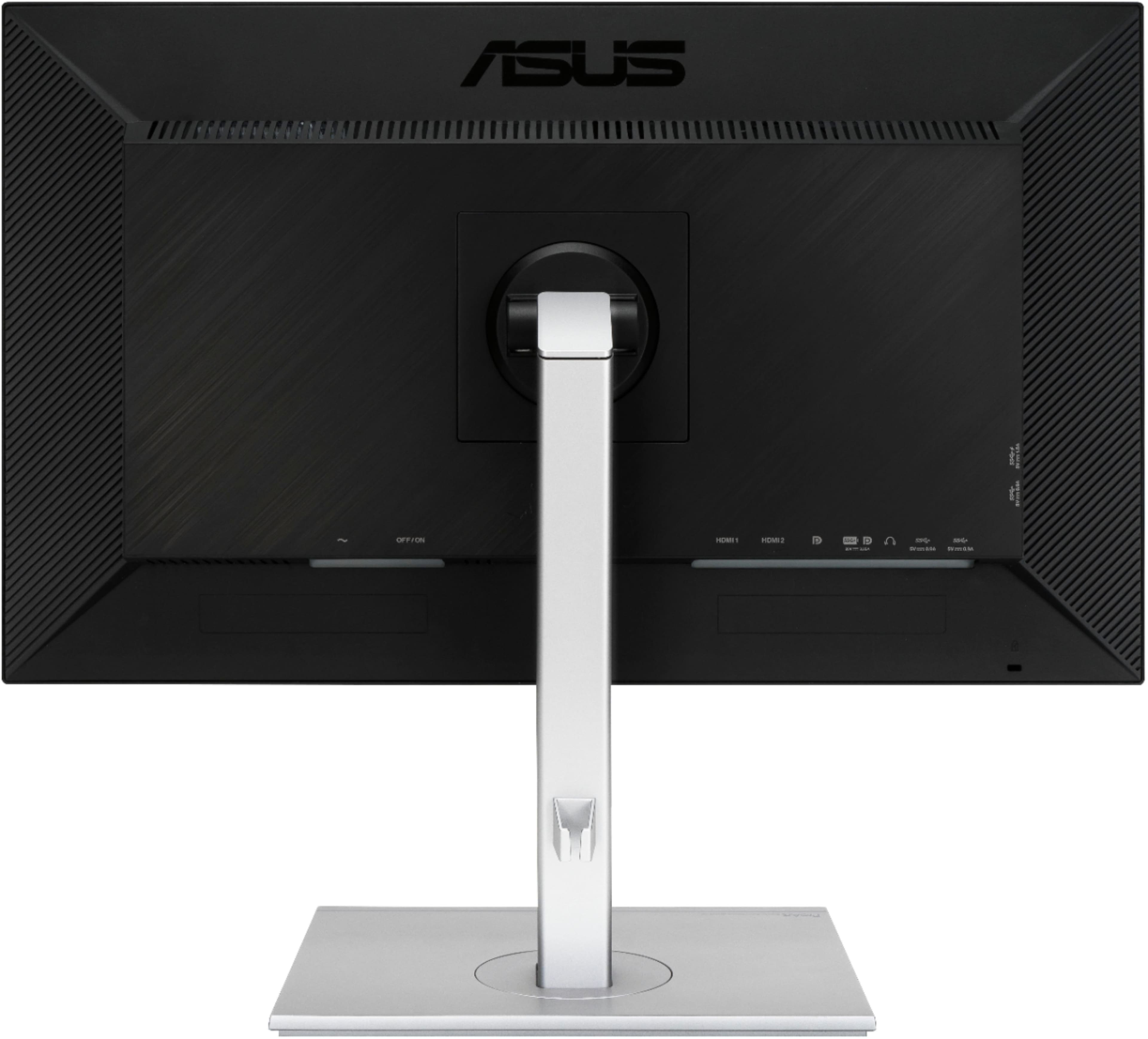 Back. ASUS - ProArt 27" IPS 4K Professional USB-C Monitor with Height Adjustable (DisplayPort,HDMI) - Black.