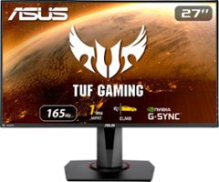 ASUS - TUF 27” IPS FHD 165Hz 1ms G-SYNC Compatible Gaming Monitor with Height Adjustable (DisplayPort,HDMI) - Front_Zoom