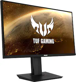 ASUS - Geek Squad Certified Refurbished TUF Gaming 28" 4K IPS 60Hz 5ms Gaming Monitor with FreeSync and HDR (DisplayPort, HDMI) - Black