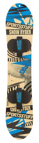 SPORTSSTUFF - SNOW RYDER Hardwood Snowboard, 130cm - Blue/Tan