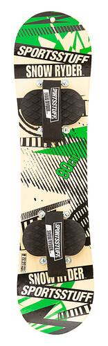 SPORTSSTUFF - SNOW RYDER Hardwood Snowboard, 90cm - Green/Tan