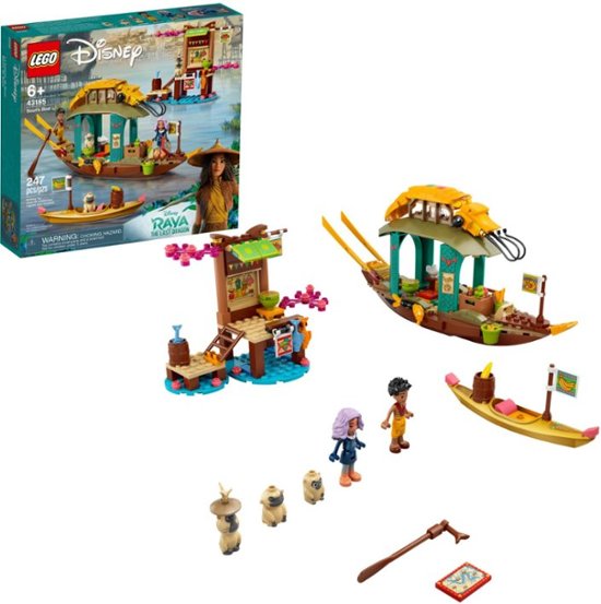Front Zoom. LEGO Disney Princess Boun's Boat 43185.