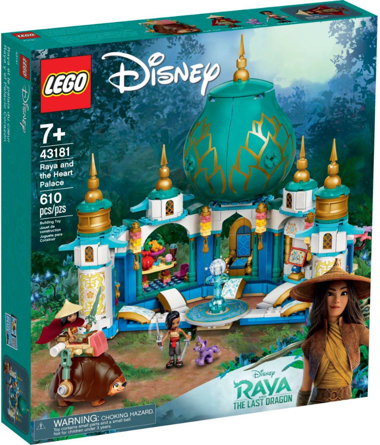 Left View: LEGO Disney Princess Raya and the Heart Palace 43181