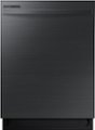 Front Zoom. Samsung - 24" Top Control Built-In Dishwasher - Black stainless steel.
