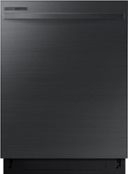 Samsung - 24" Top Control Built-In Dishwasher - Black Stainless Steel - Front_Zoom