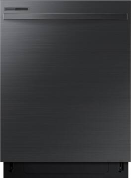 Samsung - 24" Top Control Built-In Dishwasher with Adjustable 3rd Rack, 55dBA - Black Stainless Steel
