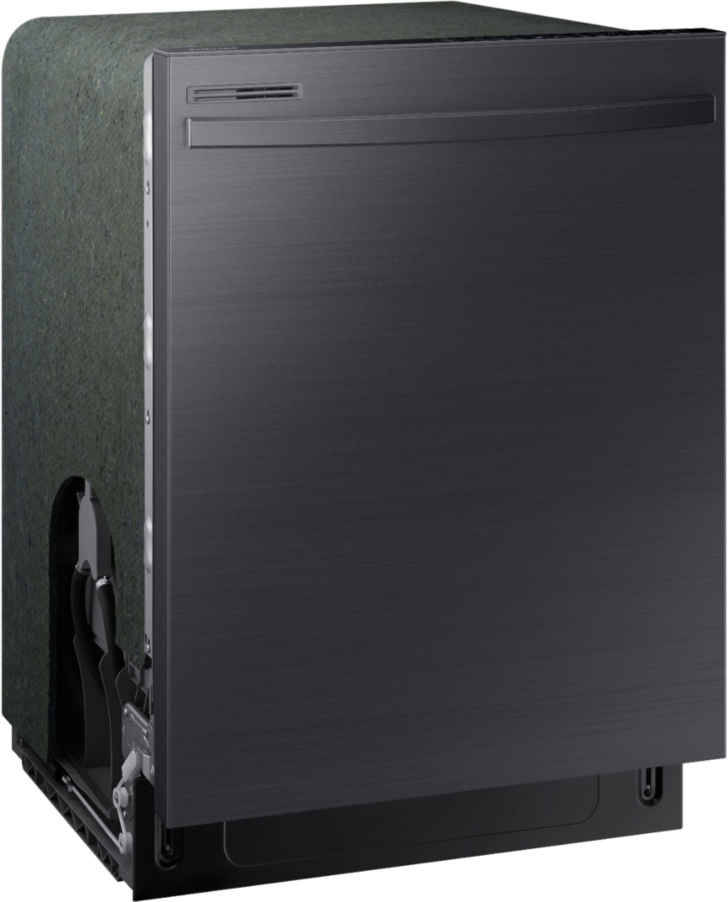 Alt View 11. Samsung - 24" Top Control Built-In Dishwasher with Adjustable 3rd Rack, 55dBA - Black Stainless Steel.