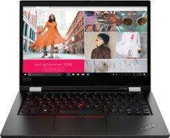 Lenovo - ThinkPad L13 Yoga 2-in-1 13.3" Touch Screen Laptop - Intel Core i5 - 8GB Memory - 256GB SSD - Black - Front_Zoom