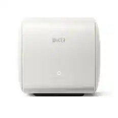 Front. KEF - KC62 Subwoofer Each - WHITE.