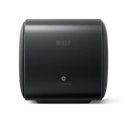 Front. KEF - KC62 Subwoofer Each - BLACK.