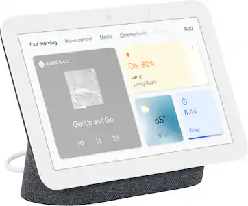 Nest Hub 7” Smart Touchscreen Display with Google Assistant (2nd Gen) - Charcoal