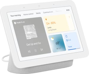 Nest Hub 7” Smart Display with Google Assistant (2nd Gen) - Chalk