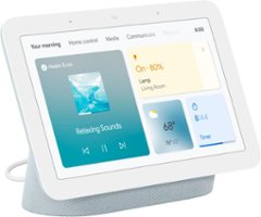 Nest Hub 7” Smart Display with Google Assistant (2nd Gen) - Mist - Front_Zoom