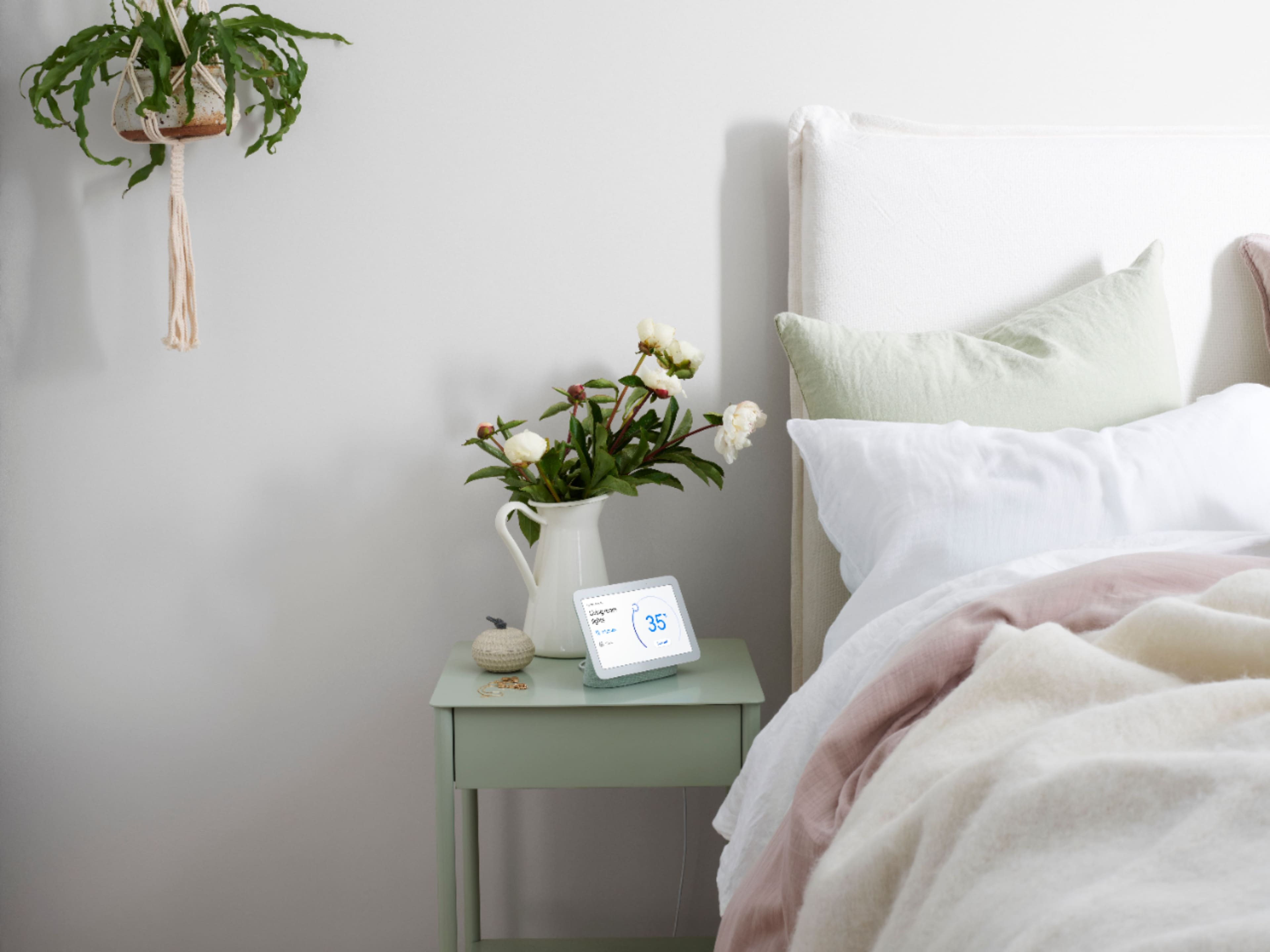 Alt View 14. Google - Nest Hub 7” Smart Display with Google Assistant (2nd Gen) - Mist.