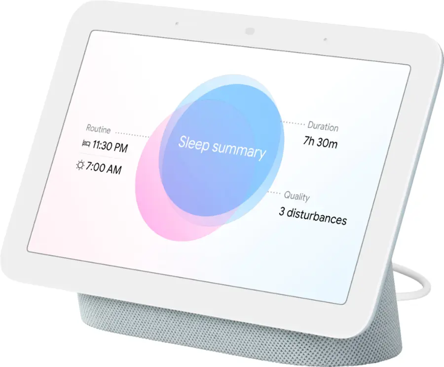 2nd Generation Google Home Hub Large Nest Hub 7” Smart Touchscreen