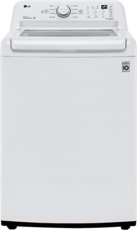 LG - 4.3 Cu. Ft. High-Efficiency Top Load Washer with TurboDrum Technology - White