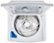 Alt View Zoom 19. LG - 4.3 Cu. Ft. High-Efficiency Smart Top Load Washer with TurboDrum Technology - White.
