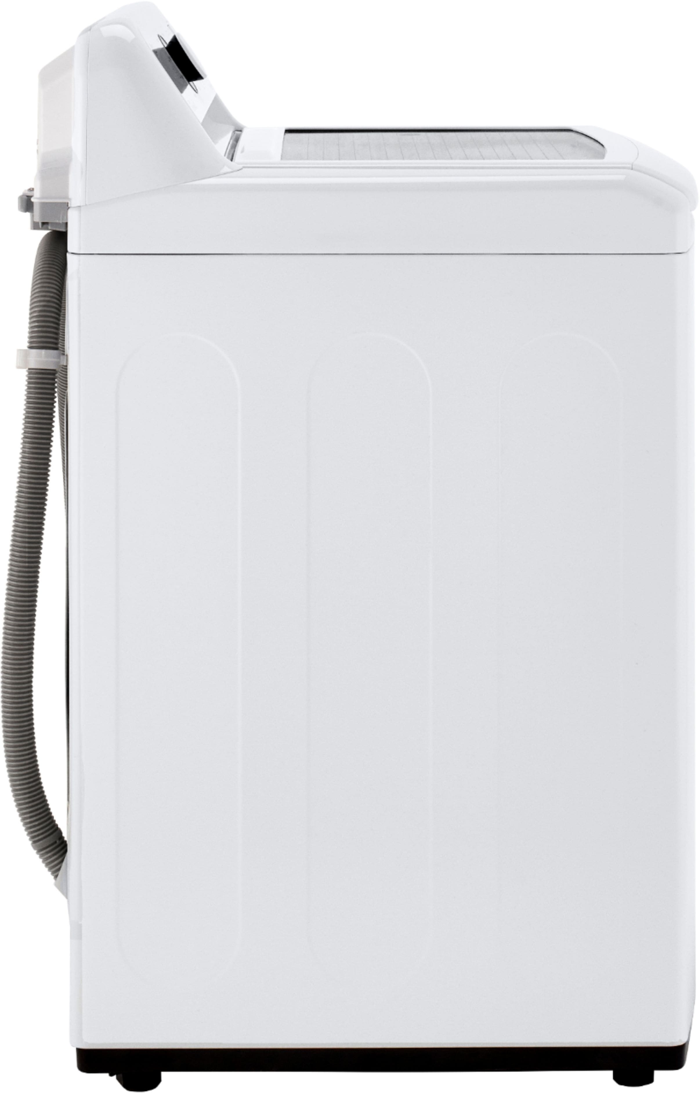 Alt View 20. LG - 4.3 Cu. Ft. High-Efficiency Top Load Washer with TurboDrum Technology - White.