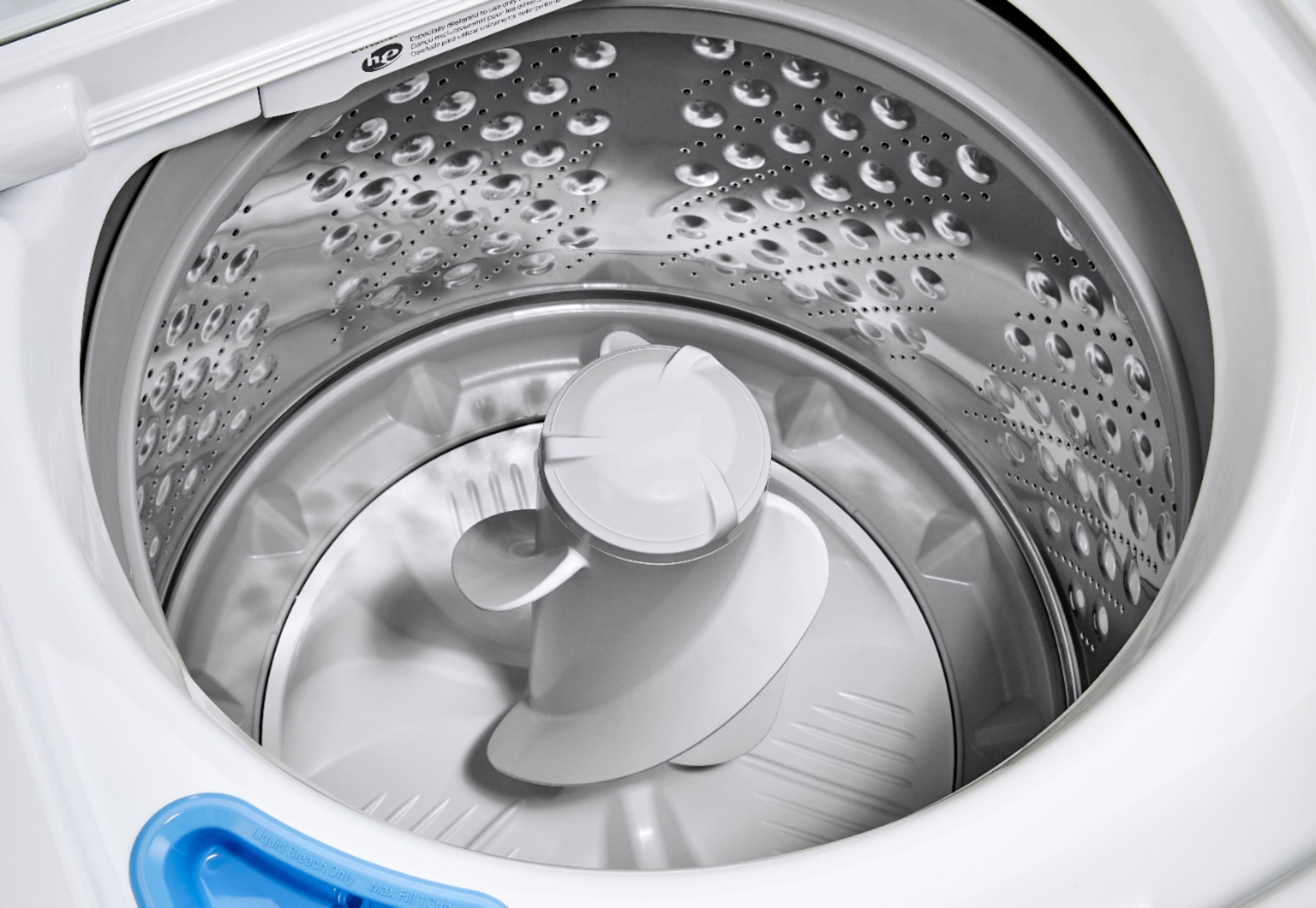 Alt View 24. LG - 4.3 Cu. Ft. High-Efficiency Top Load Washer with TurboDrum Technology - White.