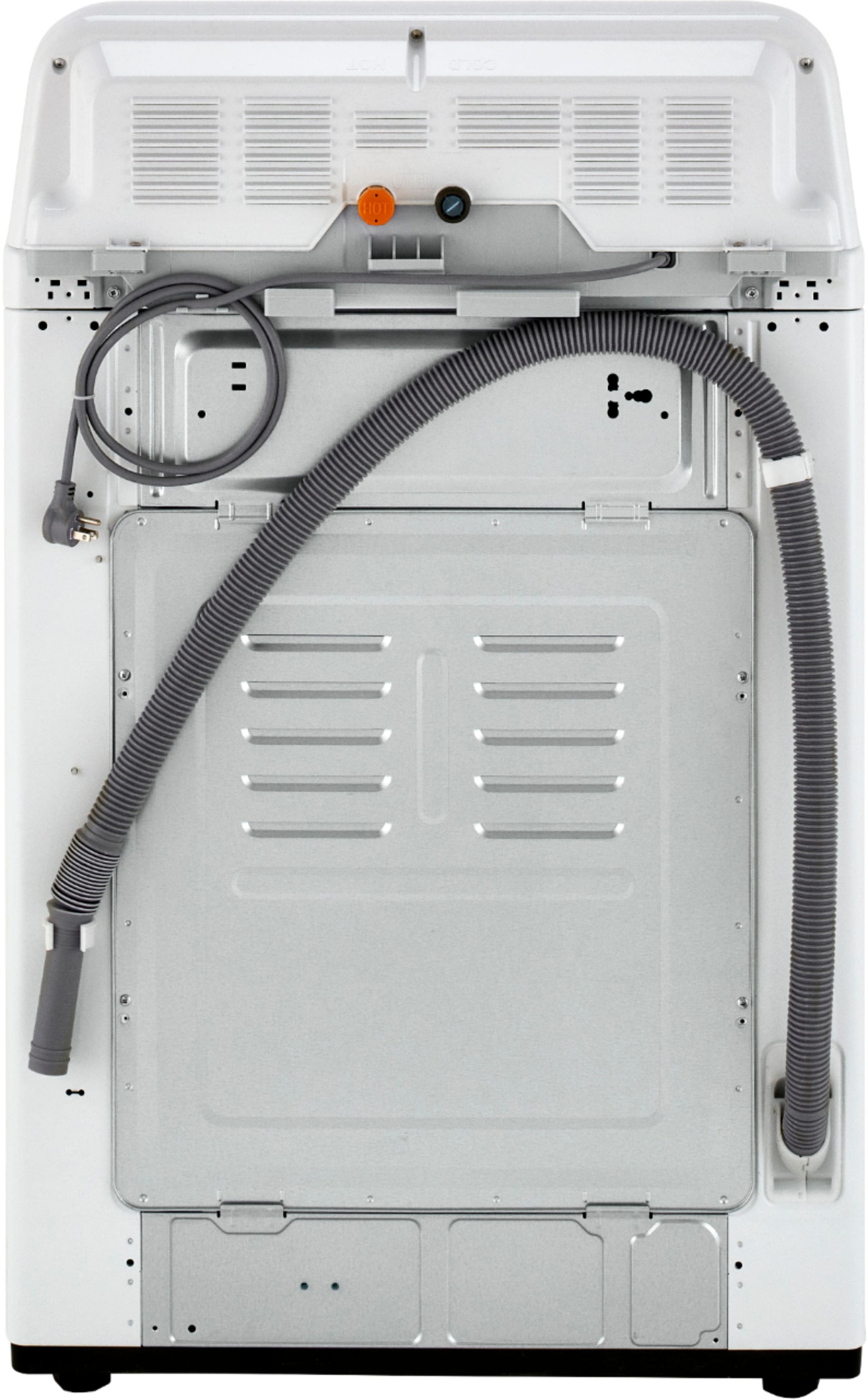 Alt View 25. LG - 4.3 Cu. Ft. High-Efficiency Top Load Washer with TurboDrum Technology - White.