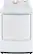 Front. LG - 7.3 Cu. Ft. Electric Dryer with Sensor Dry - White.