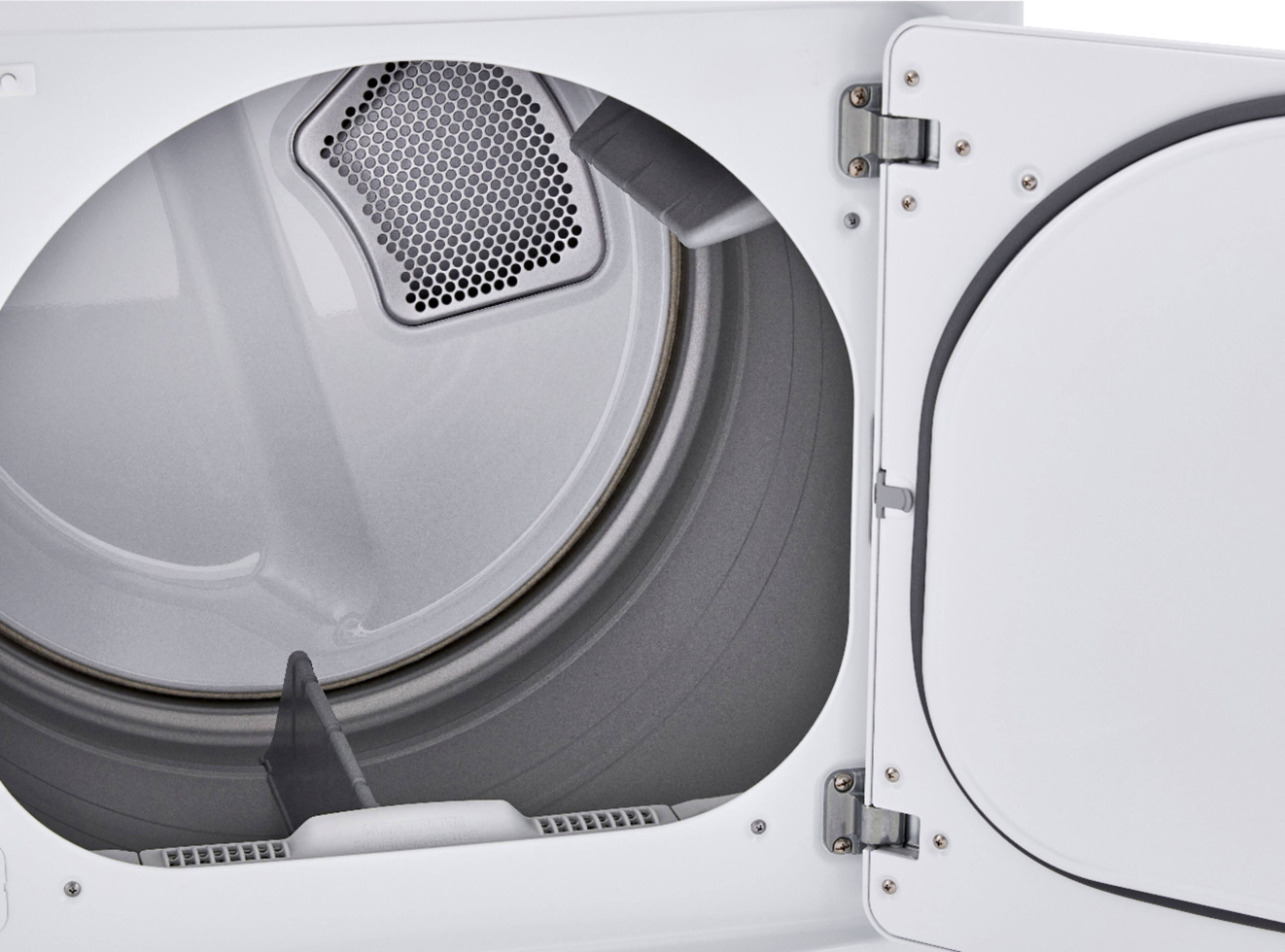 Alt View 15. LG - 7.3 Cu. Ft. Electric Dryer with Sensor Dry - White.