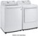 Alt View Zoom 16. LG - 7.3 Cu. Ft. Electric Dryer with Sensor Dry - White.