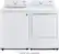 Alt View 20. LG - 7.3 Cu. Ft. Electric Dryer with Sensor Dry - White.