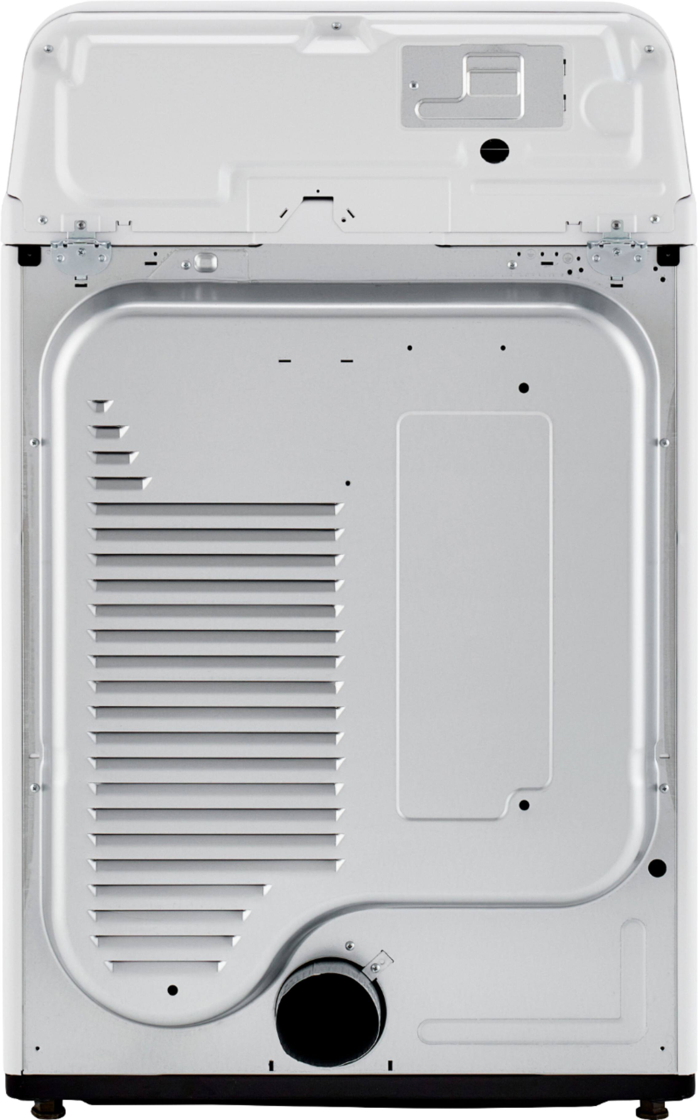 Alt View 23. LG - 7.3 Cu. Ft. Electric Dryer with Sensor Dry - White.