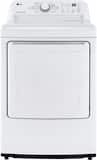 LG - 7.3 Cu. Ft. Gas Dryer with Sensor Dry - White