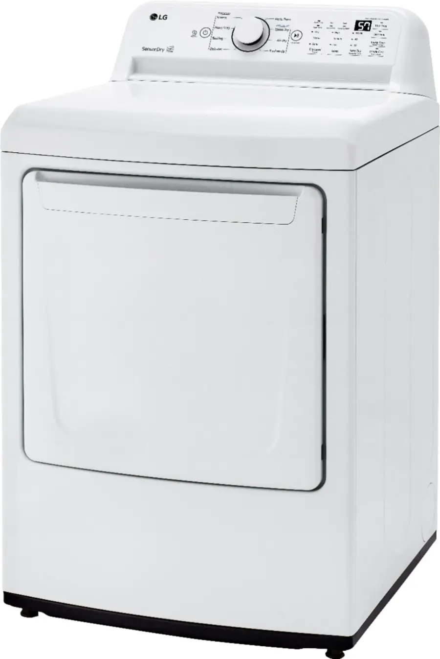 Alt View 11. LG - 7.3 Cu. Ft. Gas Dryer with Sensor Dry - White.